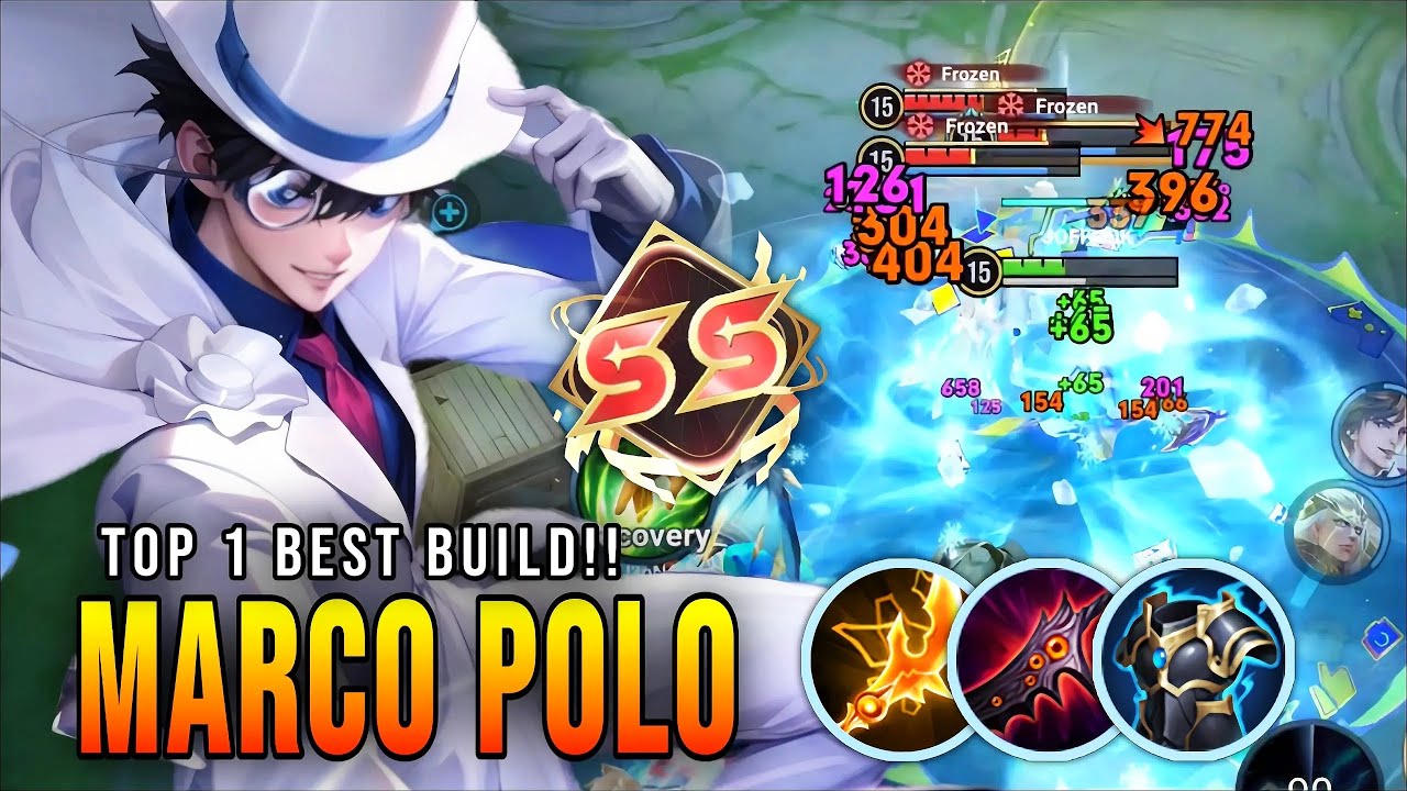 MELT TANKS! Marco Polo's Insane Carry Hard Game - Top 1 Best Build in Honor of Kings