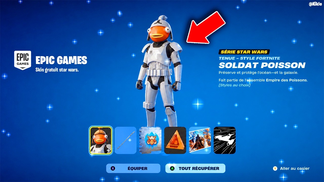 NOUVEAU SKIN STAR WARS GRATUIT DISPONIBLE sur Fortnite !!