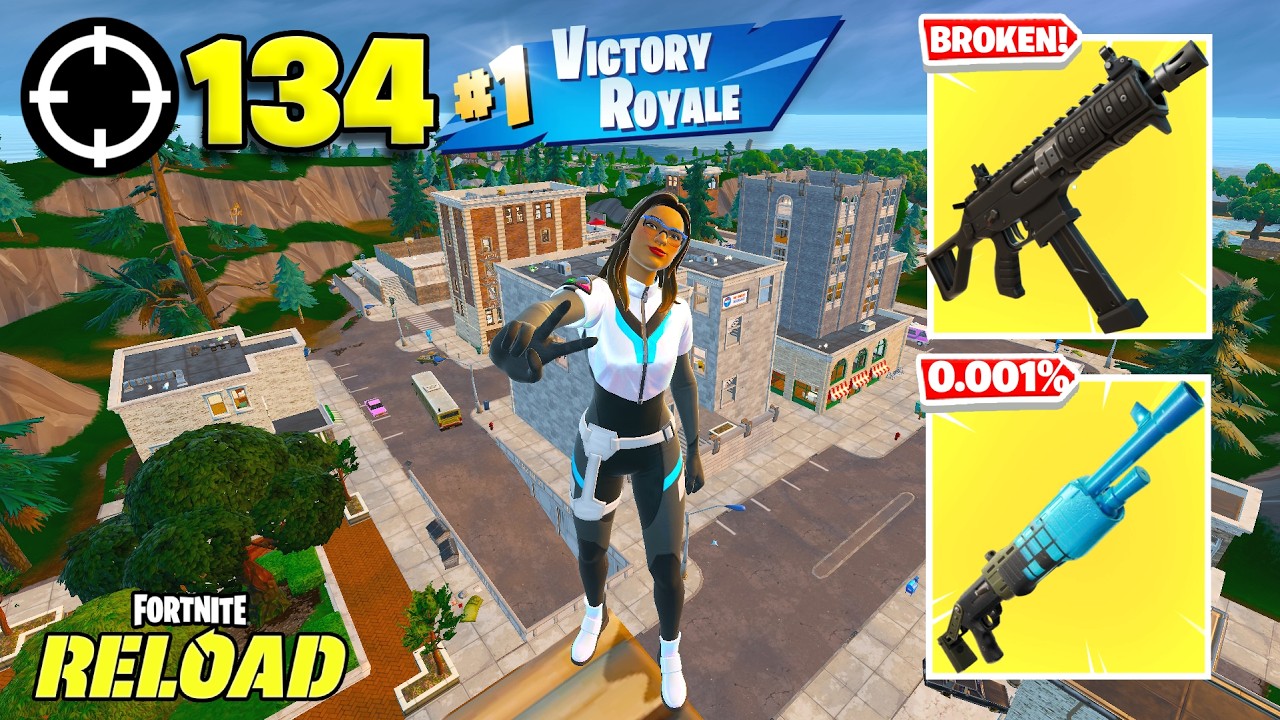 134 Elimination Solo "RELOAD” Gameplay Wins (Fortnite Chapter 7 PS5 Controller)