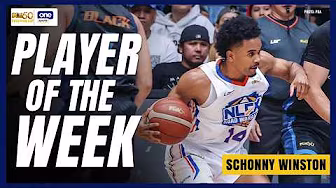 SCHONNY WINSTON HIGHLIGHTS | PLAYER OF THE WEEK | PBA SEASON 50 COMMISSIONER’S CUP