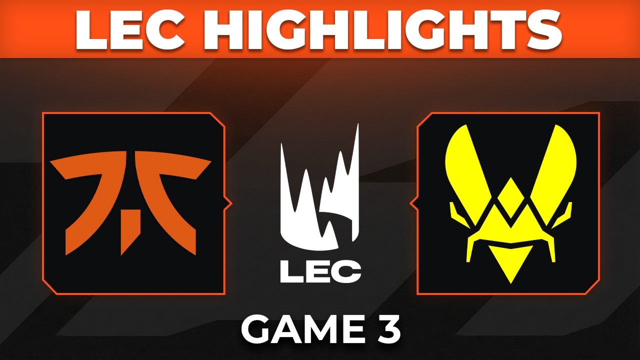 FNC vs VIT Highlights Game 3 | 2026 LEC Spring | Fnatic vs Team Vitality