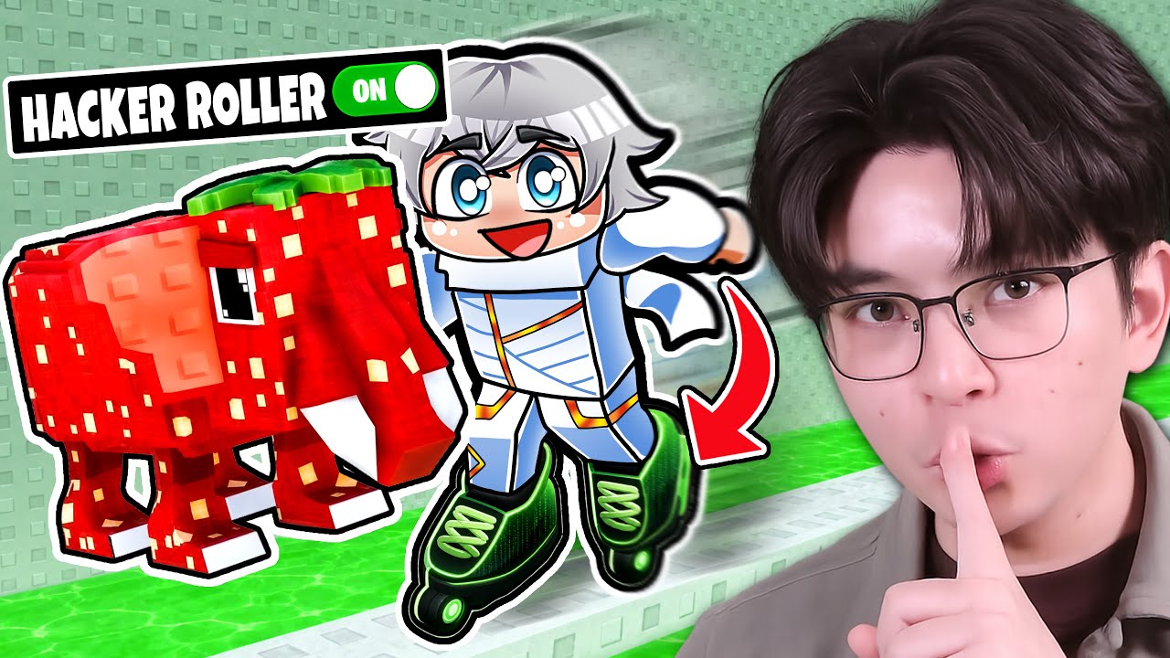 SERU BANGET! Aku Dapetin Sepatu Roda HACKER di Roller for Brainrots Roblox!