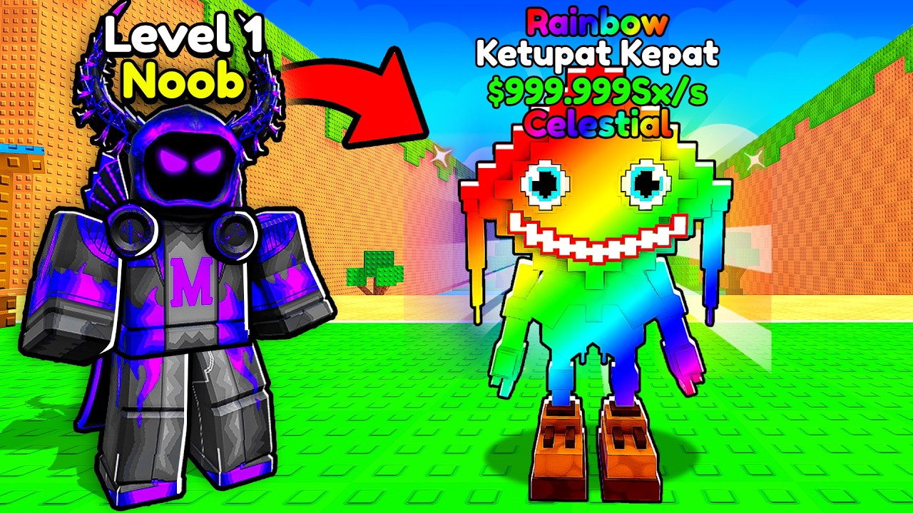 Starting Over as NOOB with BEST BRAINROT in Kick a Lucky Block!