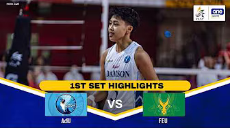 AdU vs FEU | SET 1 HIGHLIGHTS | UAAP SEASON 88 WOMEN’S VOLLEYBALL | APRIL 18, 2026