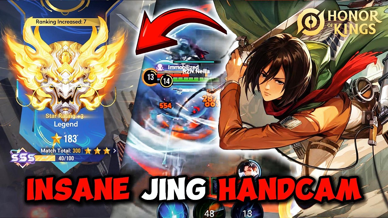 FAST HANDS Jing Handcam DESTROYS Everyone | Honor of Kings