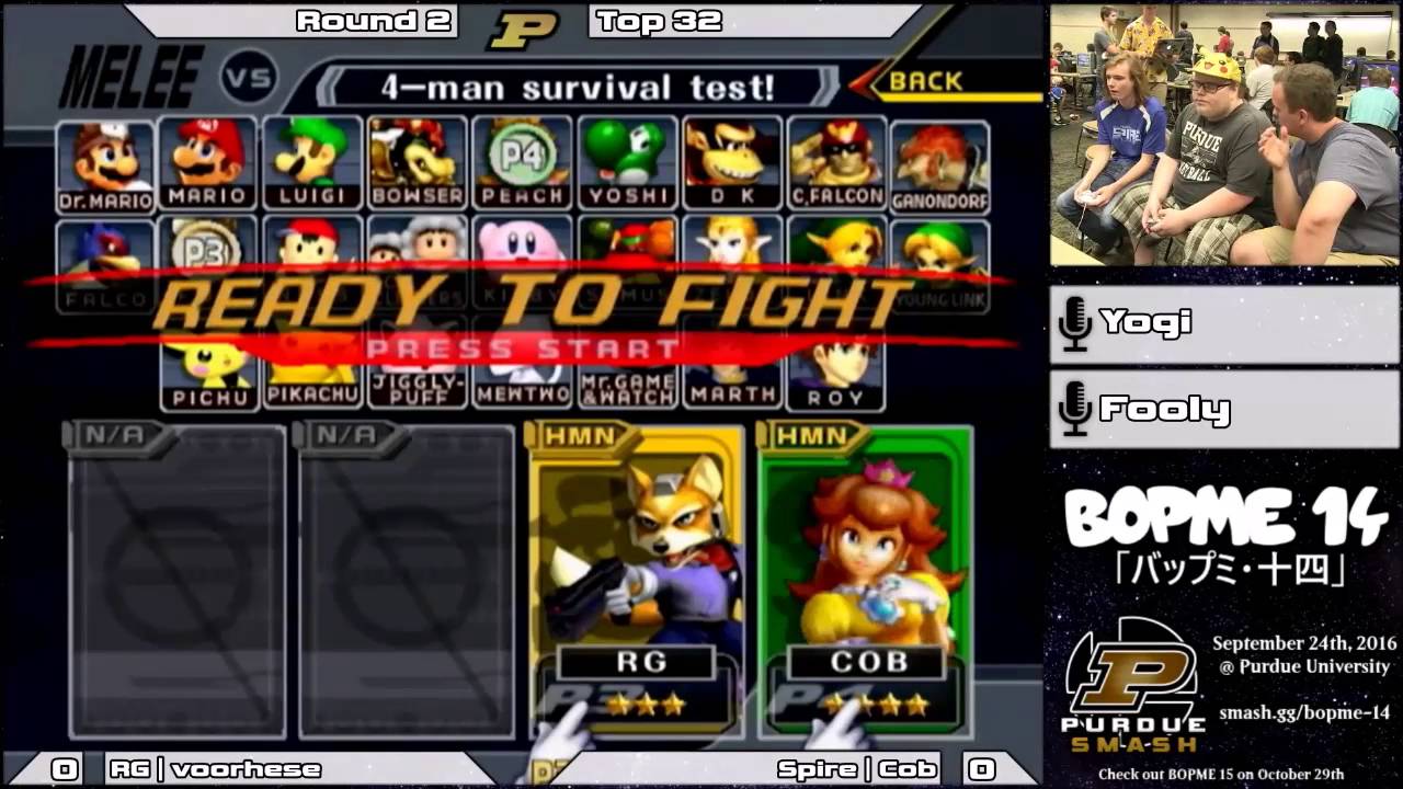 BoPME 14 - RG | voorhese (Fox) vs. Spire | Cob (Peach) - Winners Round 2 background