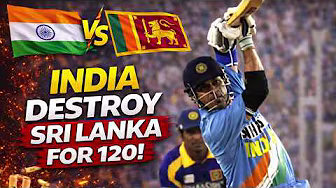 India DESTROY Sri Lanka for 120! Tendulkar 70 Finishes It Fast | Irfan Pathan’s Match-Winning Spell