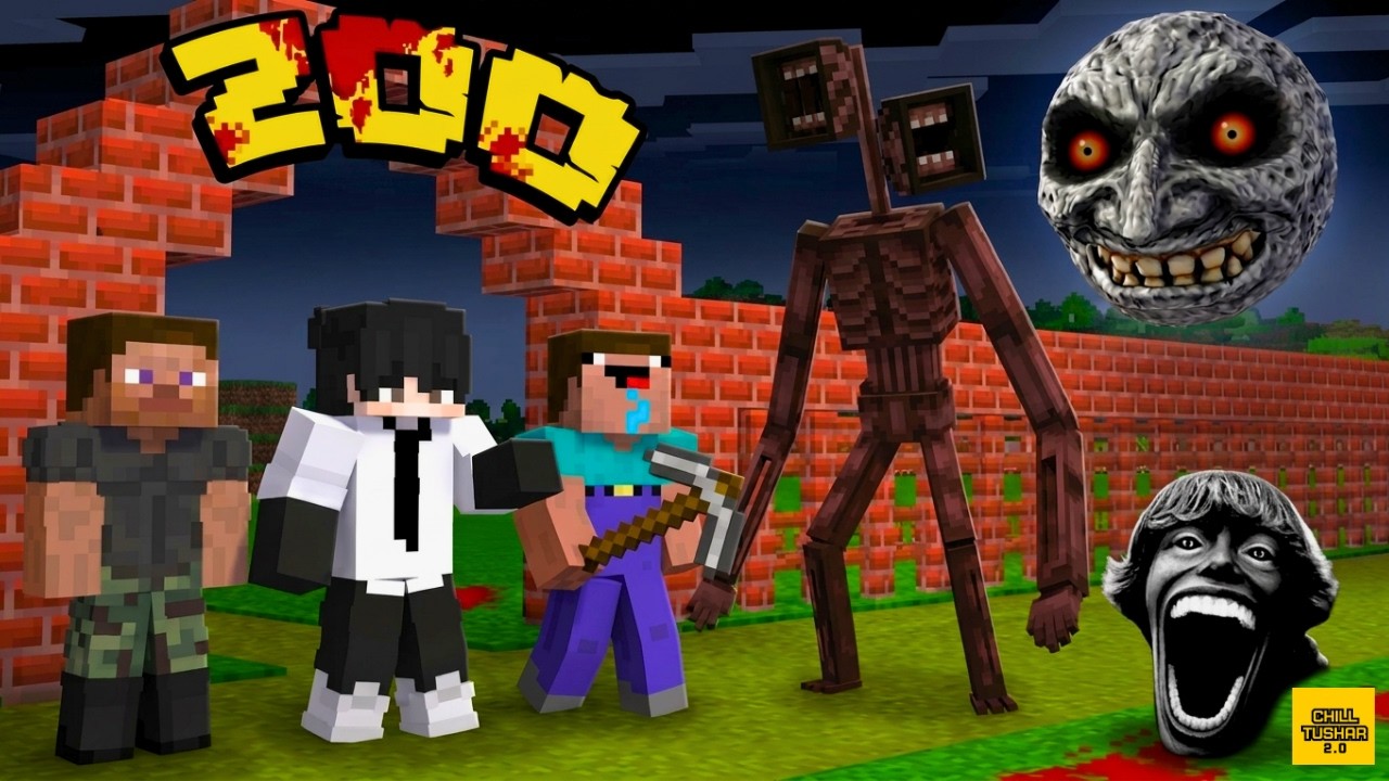 Taking SIREN HEAD To MINECRAFT ZOO😨!!