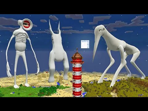 SURVIVING FROM MEGAPHONE, BIRD WATCHER AND STREET HORSE in Minecraft - Gameplay