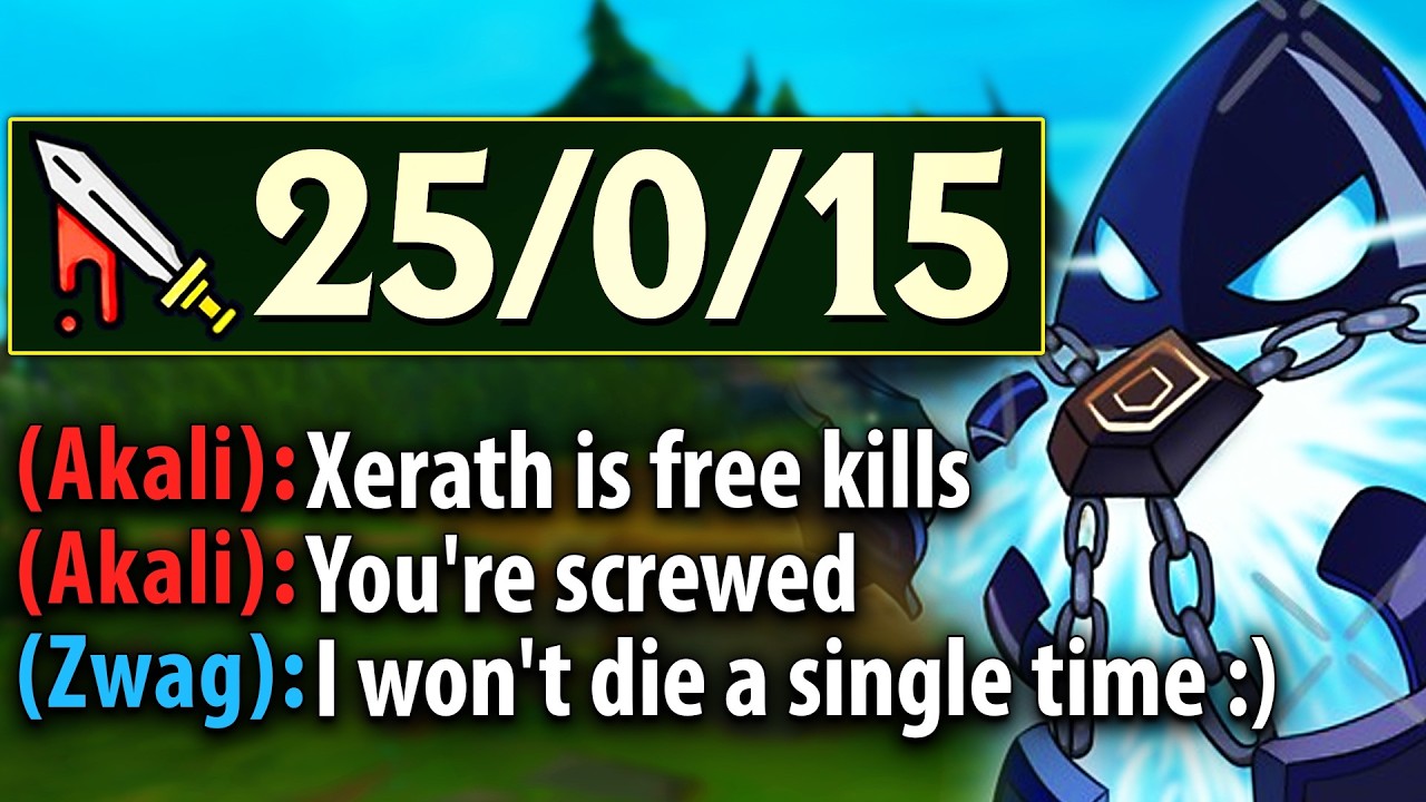 This Akali tried to counter pick me... but I'm the Rank 1 Xerath so I carry background