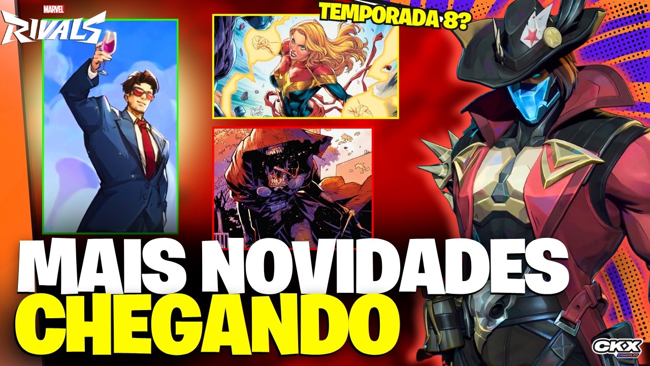 QUEM VEM NA TEMPORADA 8 DO MARVEL RIVALS? - NOVIDADES E TEORIAS background