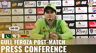 Gull Feroza Post-Match Press Conference | Pakistan Women vs Zimbabwe Women | 2nd ODI | M9H1K