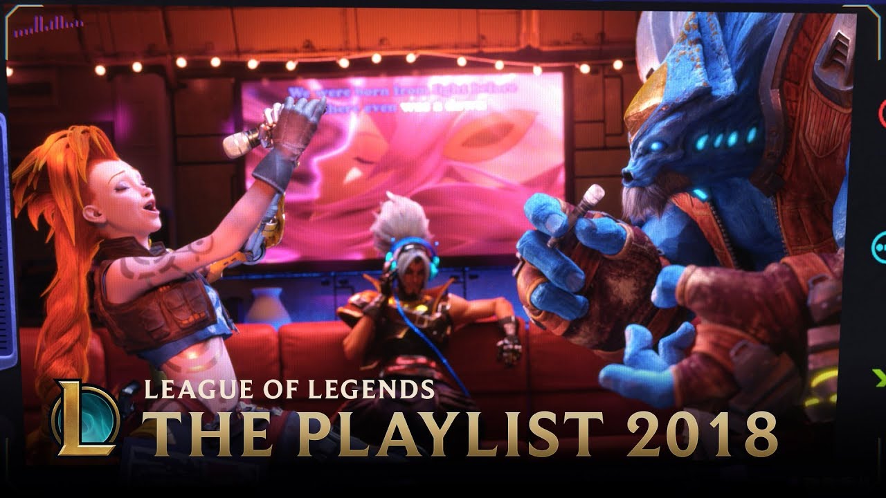 2018: The Playlist | League of Legends background