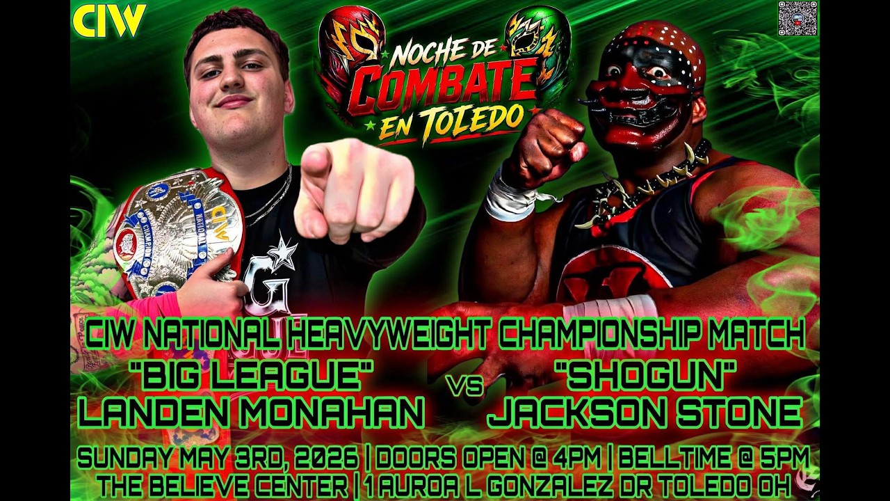 CIW: SHOGUN Jackson Stone vs. Landen Monahan (CIW National Championship Match) 5/3/26