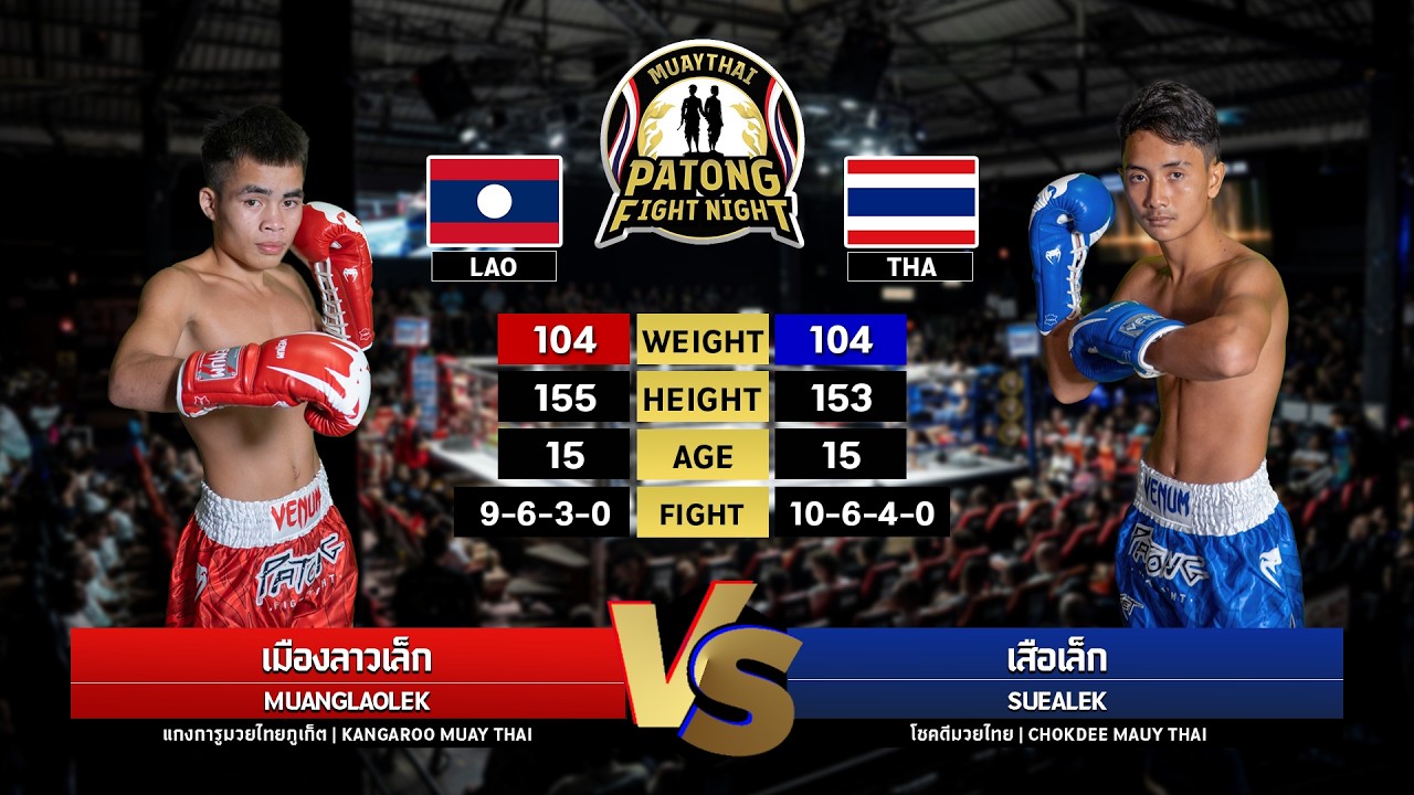 Muang Lao Lek Kangaroo Muay Thai VS Suea Lek Chokdee Muay Thai