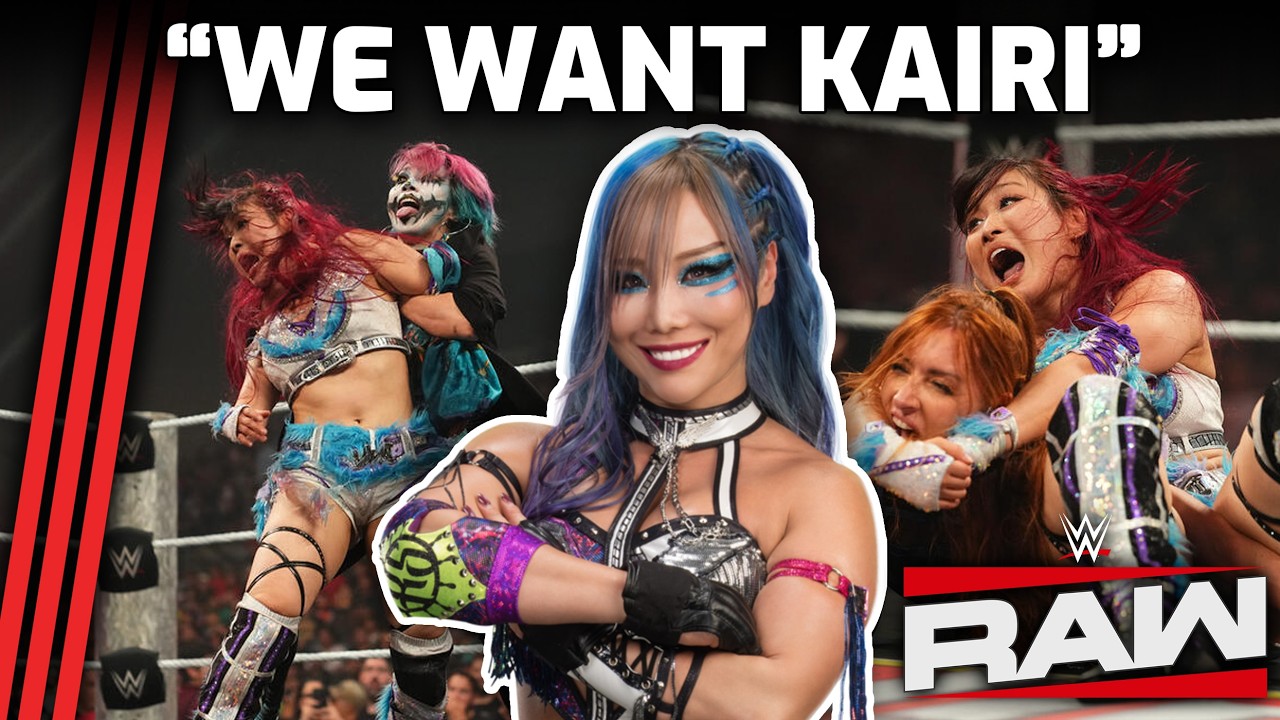 "WE WANT KAIRI" Chants Heard on RAW