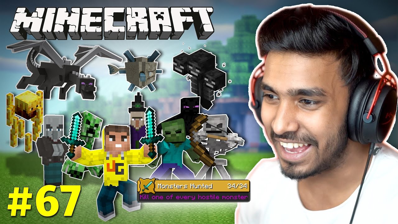 FINALLY I KILLED ALL MONSTERS | MINECRAFT GAMEPLAY #67 background