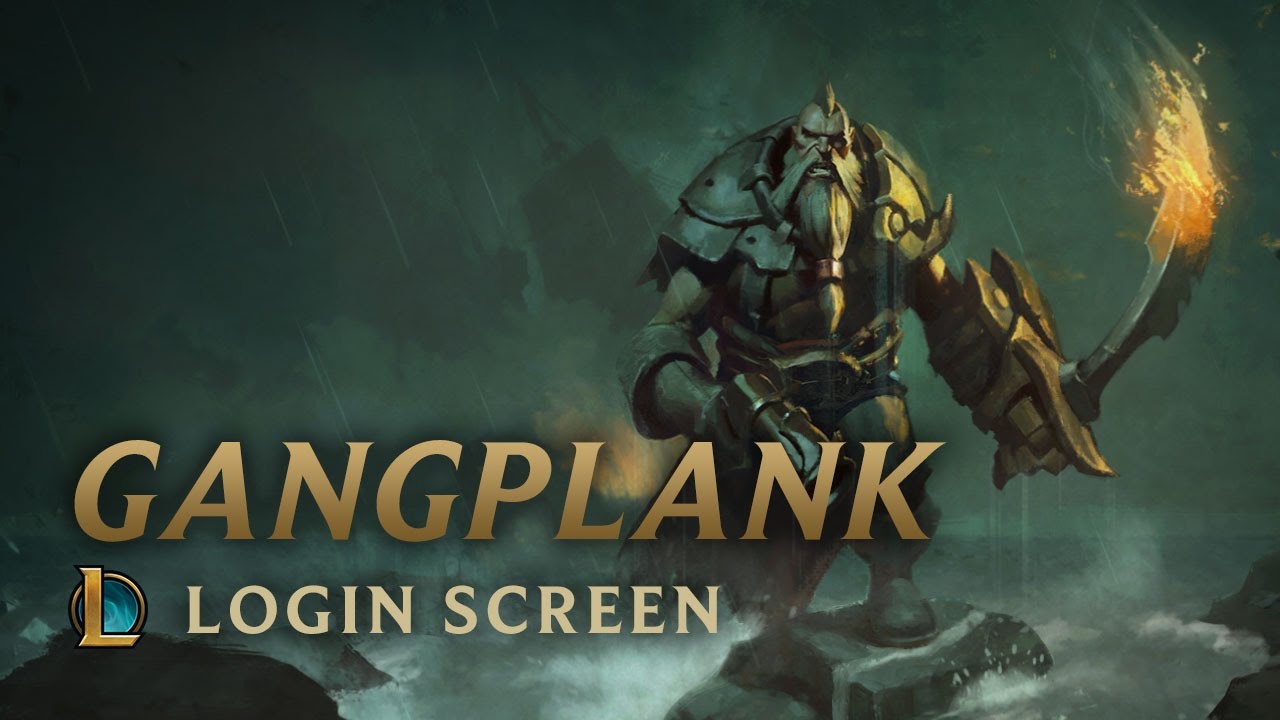 Gangplank, the Saltwater Scourge | Login Screen - League of Legends background