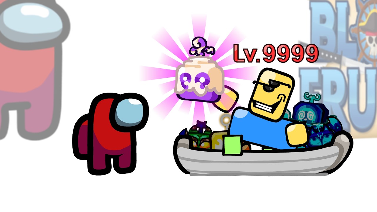 Mini Crewmate Kills Roblox BLOX FRUITS Characters - Part. 2 | Among Us
