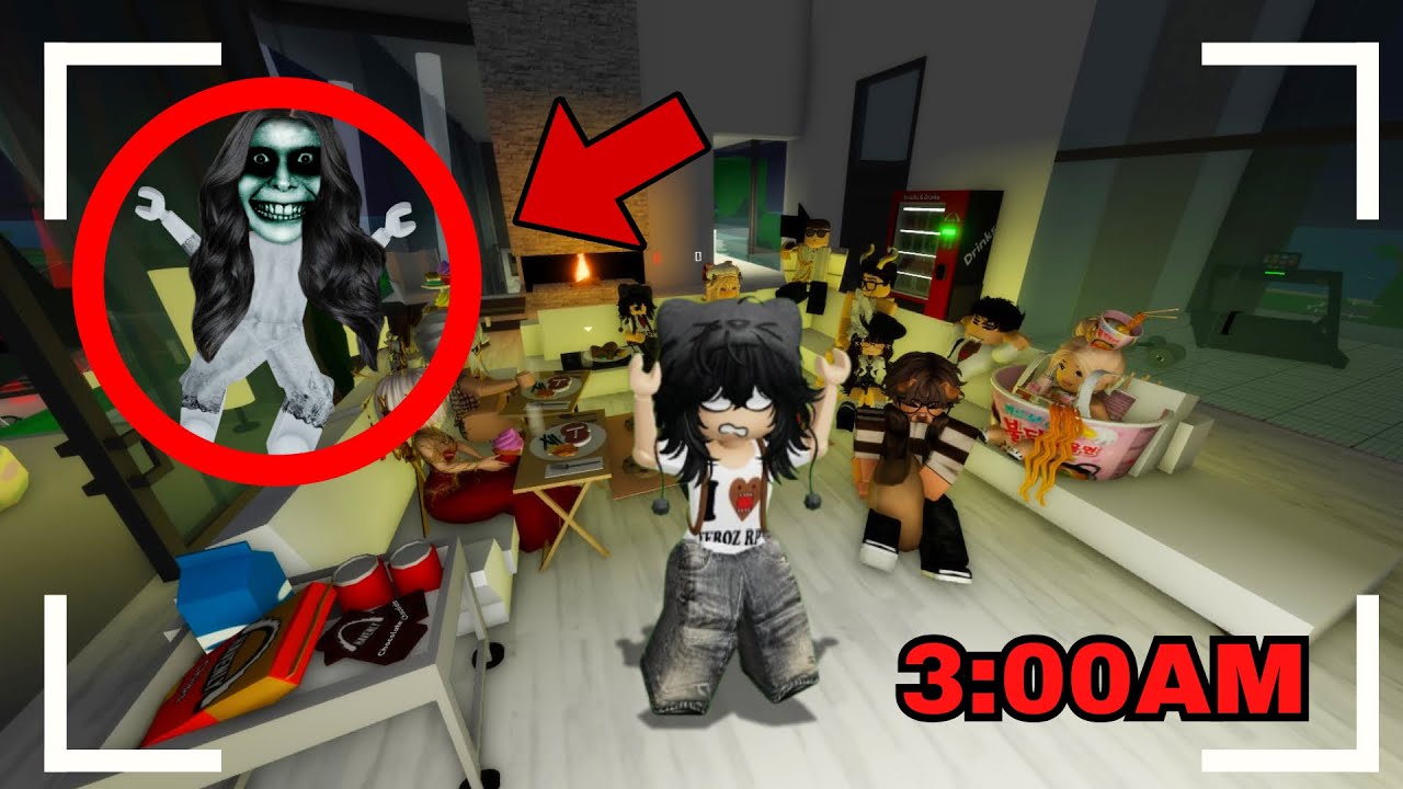 Ang WHITE LADY sa SLEEP OVER! sa BROOKHAVEN! (ROBLOX RP TAGALOG)