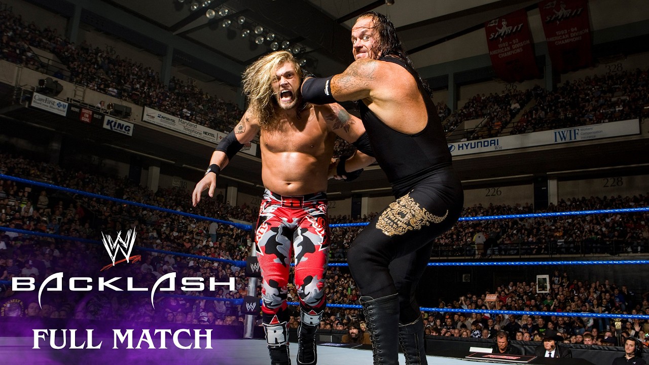 FULL MATCH: The Undertaker vs. Edge | World Heavyweight Title Match: WWE Backlash 2008