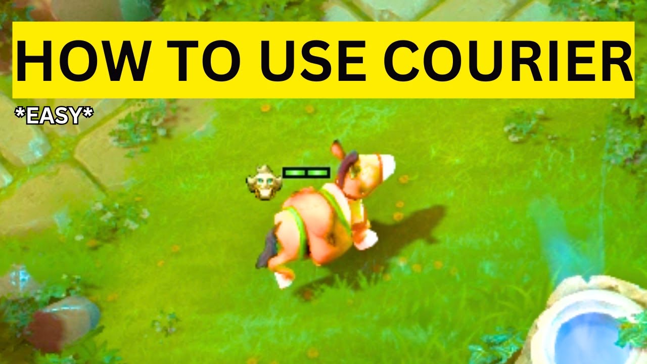 How To Use Courier in Dota 2(EASY) background