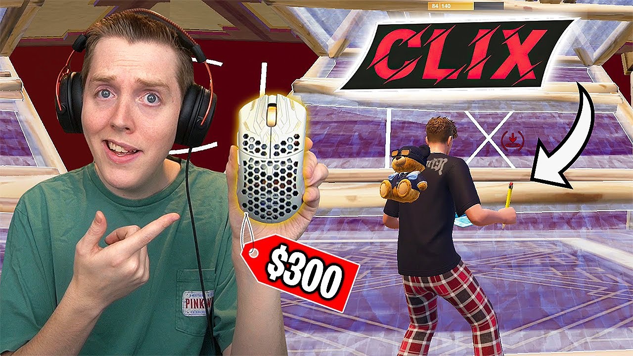 So I Bought The *NEW* $300 Clix Mouse... (Fortnite) background