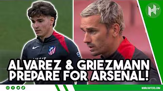 Griezmann, Alvarez & more Madrid stars prepare for Arsenal clash!