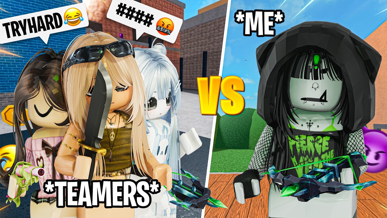 BEATING TOXIC TEAMERS AS A TRYHARD IN MM2