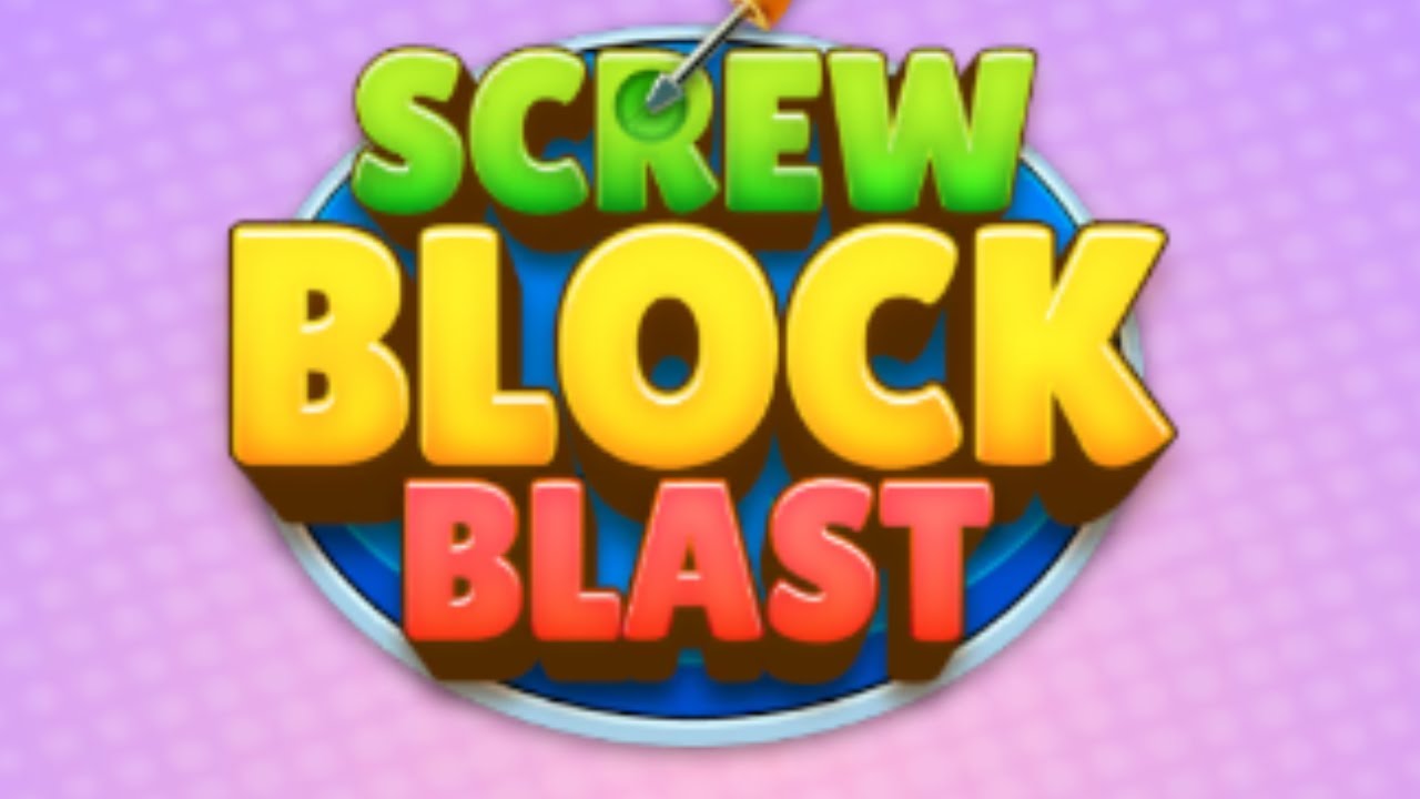 Screw Block Blast Game Mobile Gameplay Android background