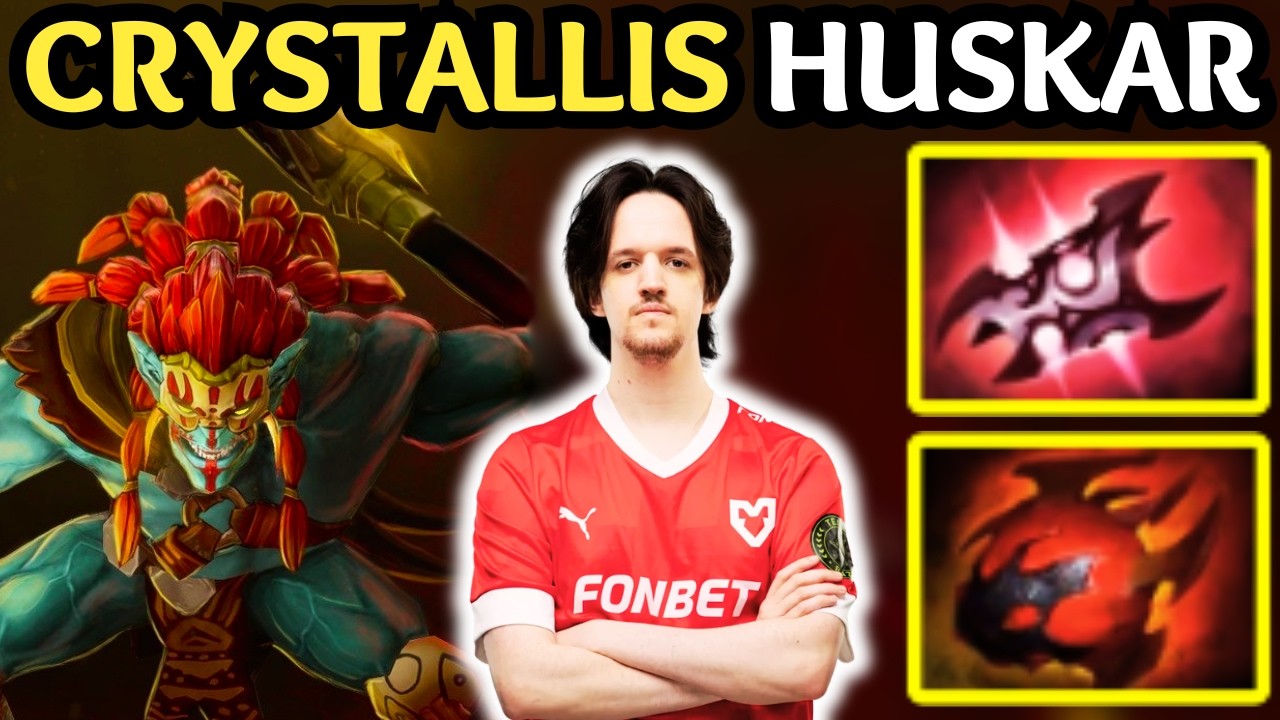 🔥 Crystallis HUSKAR Carry — Armlet + Spear ABUSE 🔥 Dota 2 Gameplay