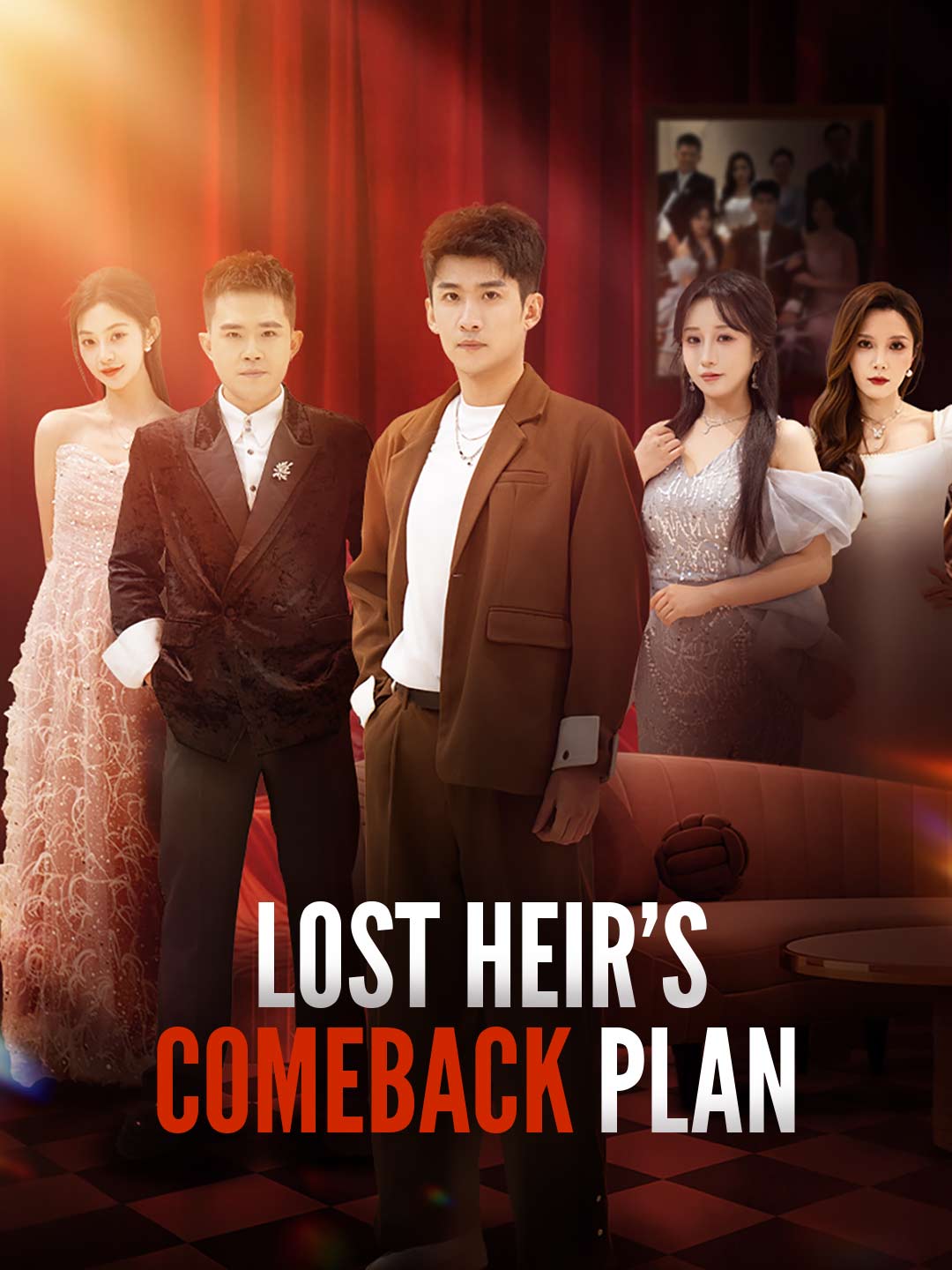Lost Heir's Comeback Plan poster - similar to De simple vendeur de rue à saint suprême