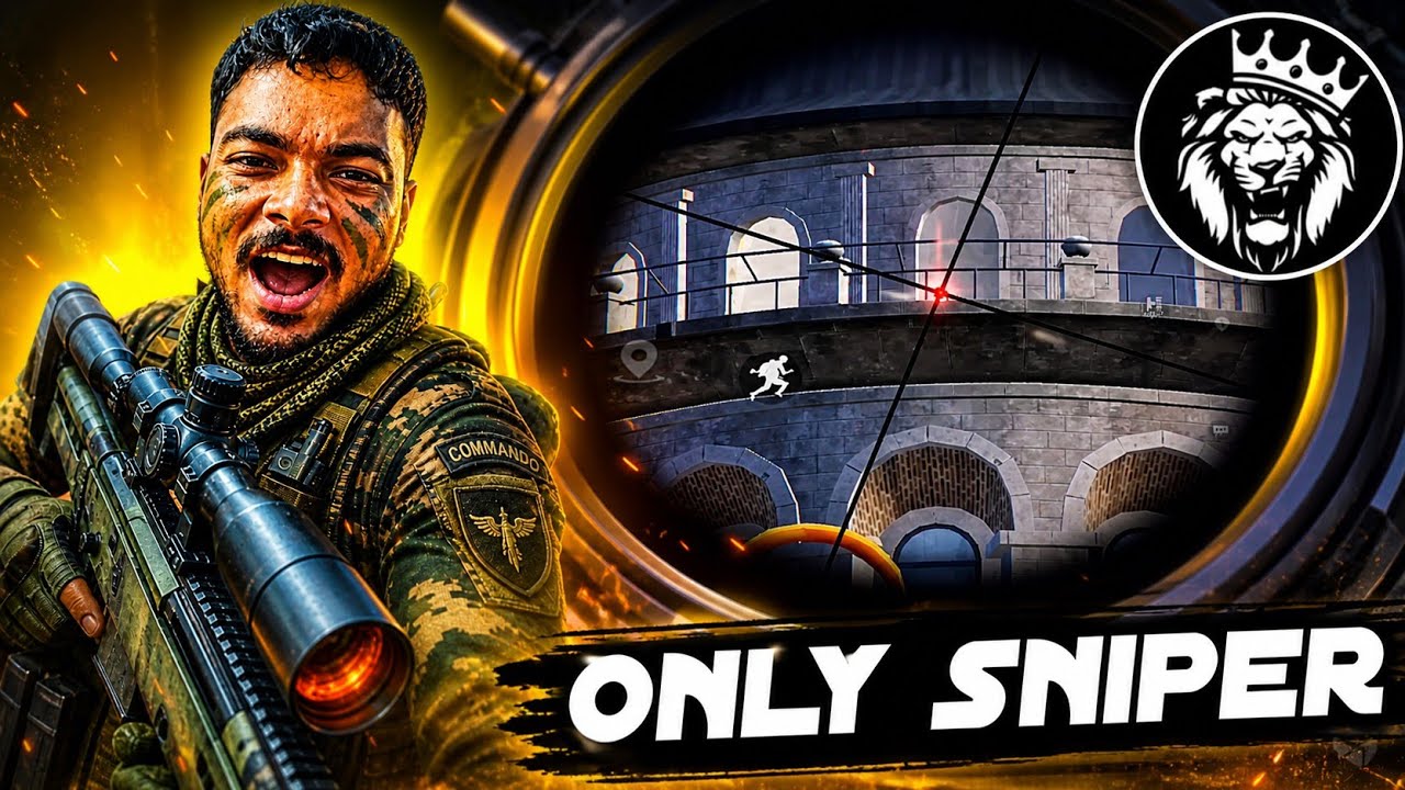 ONLY SNIPER CHALLENGE ( Voiceover Gameplay ) PUBG MOBILE