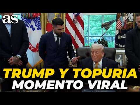 El VACILE de Topuria a Trump en pleno DESPACHO OVAL | UFC FREEDOM 250