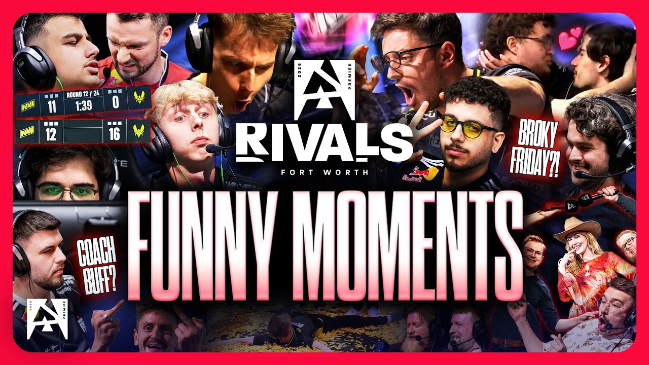 FUNNY MOMENTS of BLAST Rivals Fort Worth 2026 background