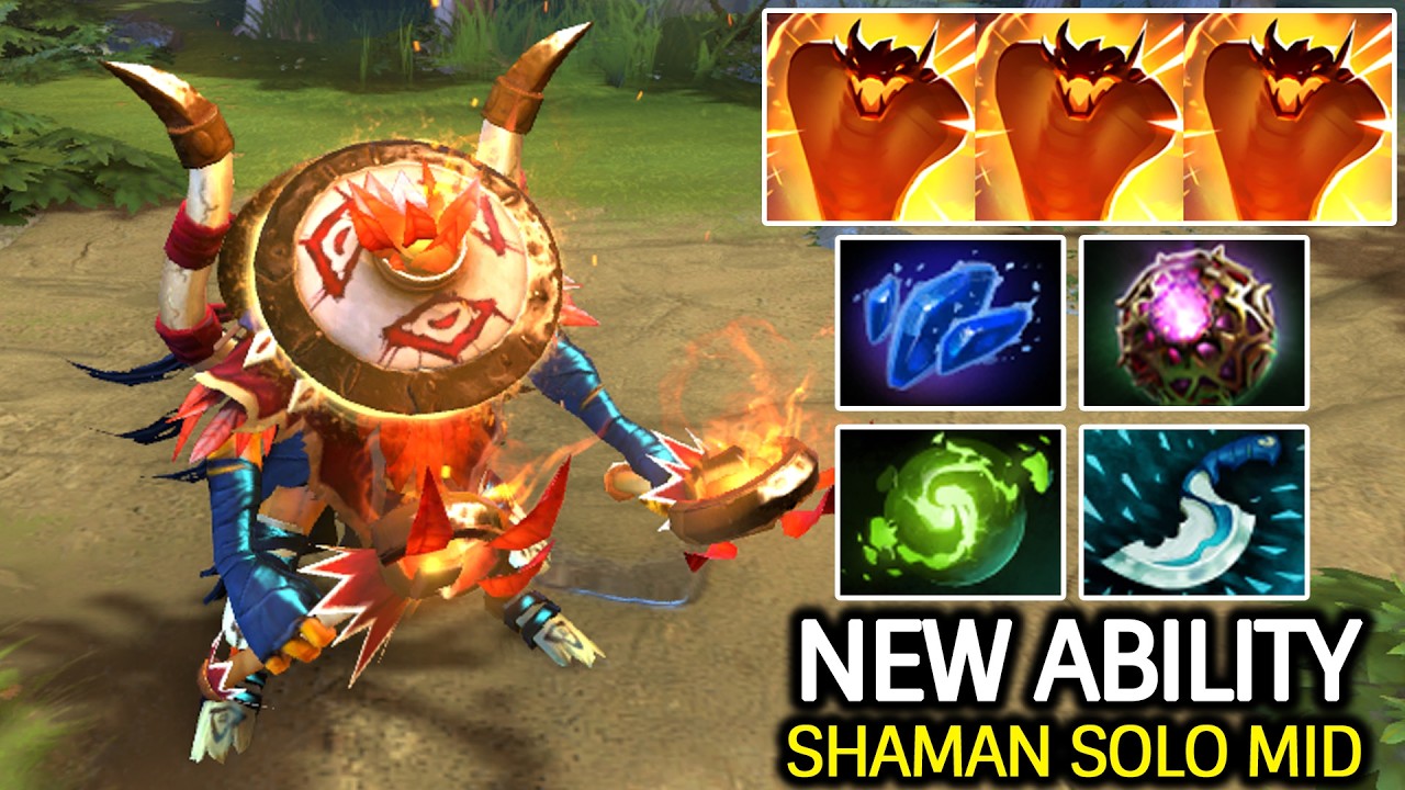 Shadow Shaman New Ability โ Shard + OC = Broken Build Dota 2