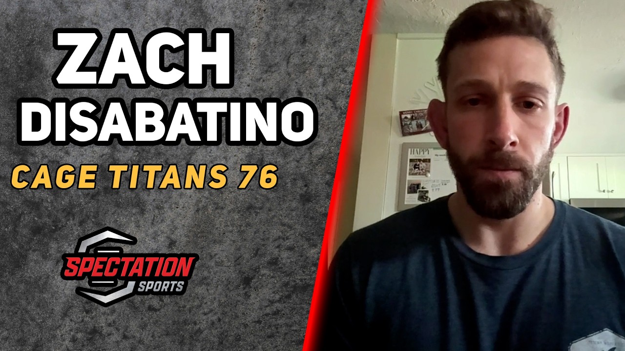 Zach DiSabatino on John Simon matchup: “He’s one of the best guys I’ve fought.”