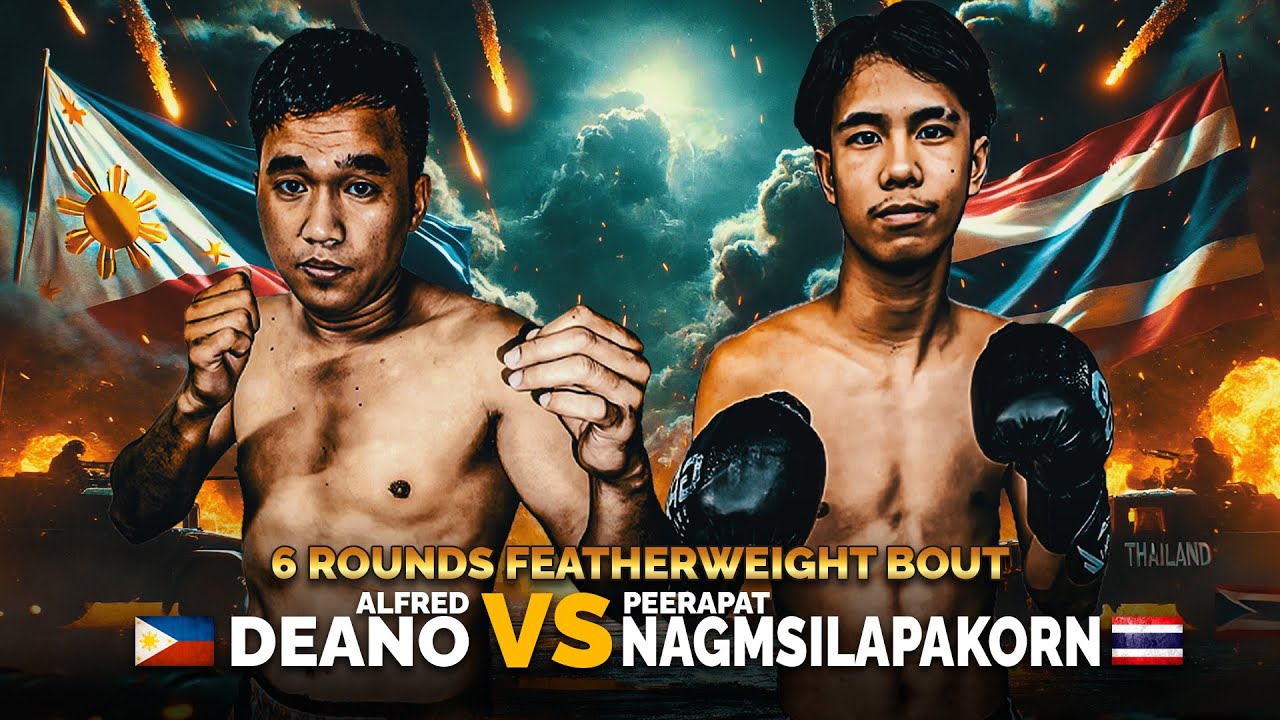 Alfed Deano 🇵🇭 VS Peerapat Ngamsilapakorn 🇹🇭 | 🔥 EXPLOSIVE FEATHERWEIGHT SHOWDOWN! 🥊
