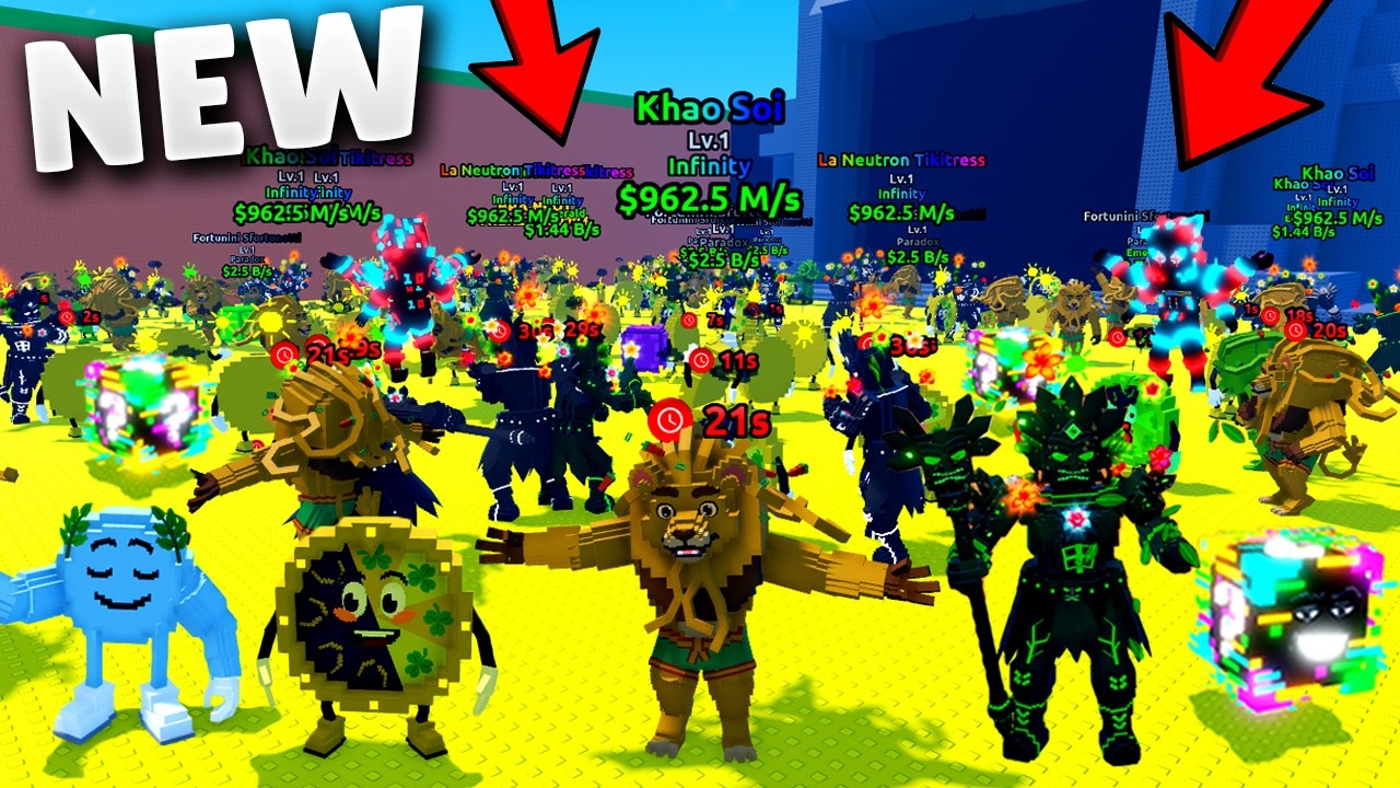 Camping Update! NEW PARADOX and INFINITY BRAINROTS! on a ADMIN ABUSE in ESCAPE TSUNAMI for Brainrots