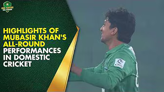 Highlights of Mubasir Khan's all-round performances in domestic cricket 🌟