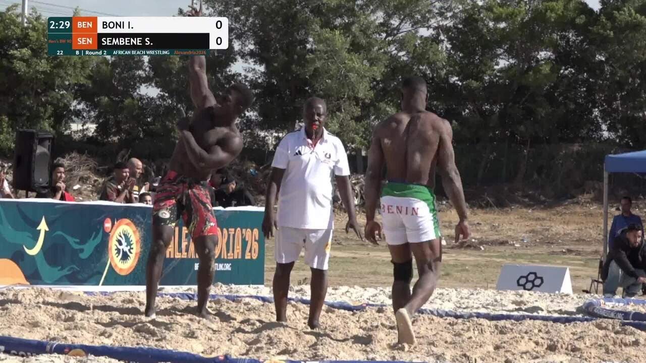 Iliassou BONI (BEN) vs. Siny SEMBENE (SEN) • B | Round 2 • Men's BW 90Kg