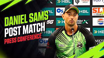 Daniel Sams Post Match press Conference | HBL PSL 11 | MATCH 26: LQ v QG