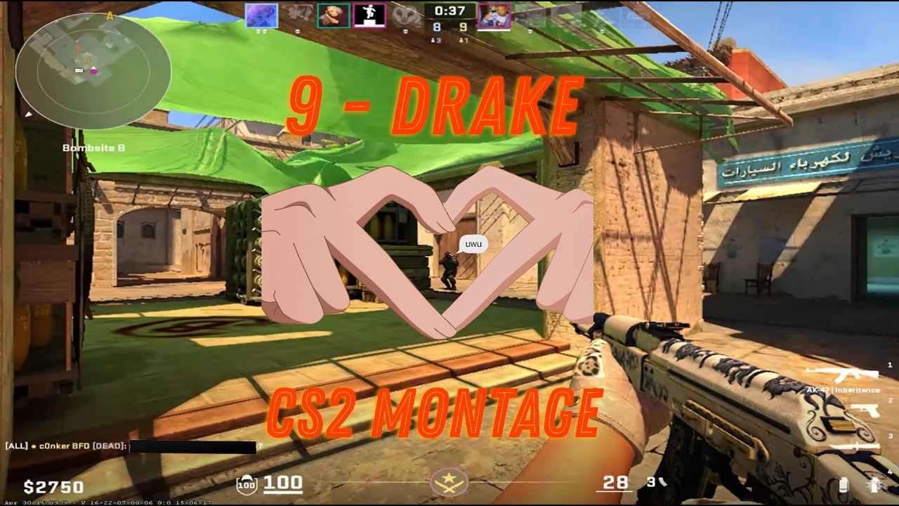 9 - Drake🥀 (CS2 MONTAGE)