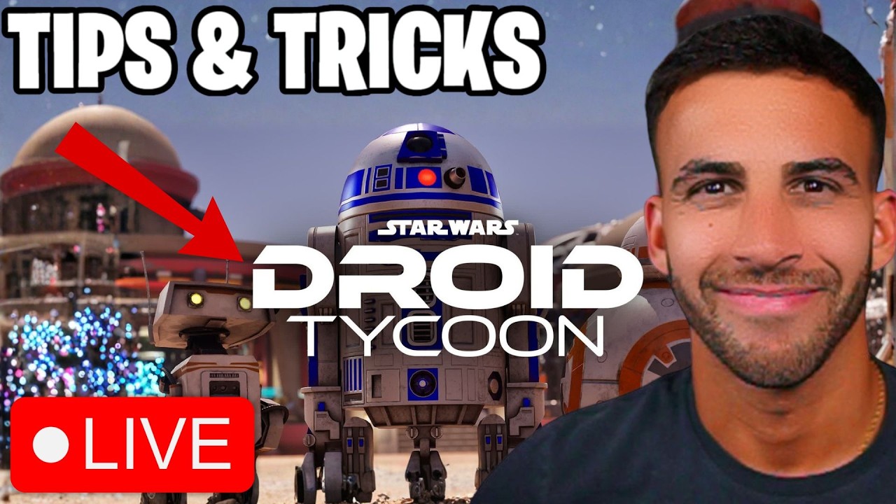 🔴LIVE - NEW Fortnite Droid Tycoon tips & tricks!