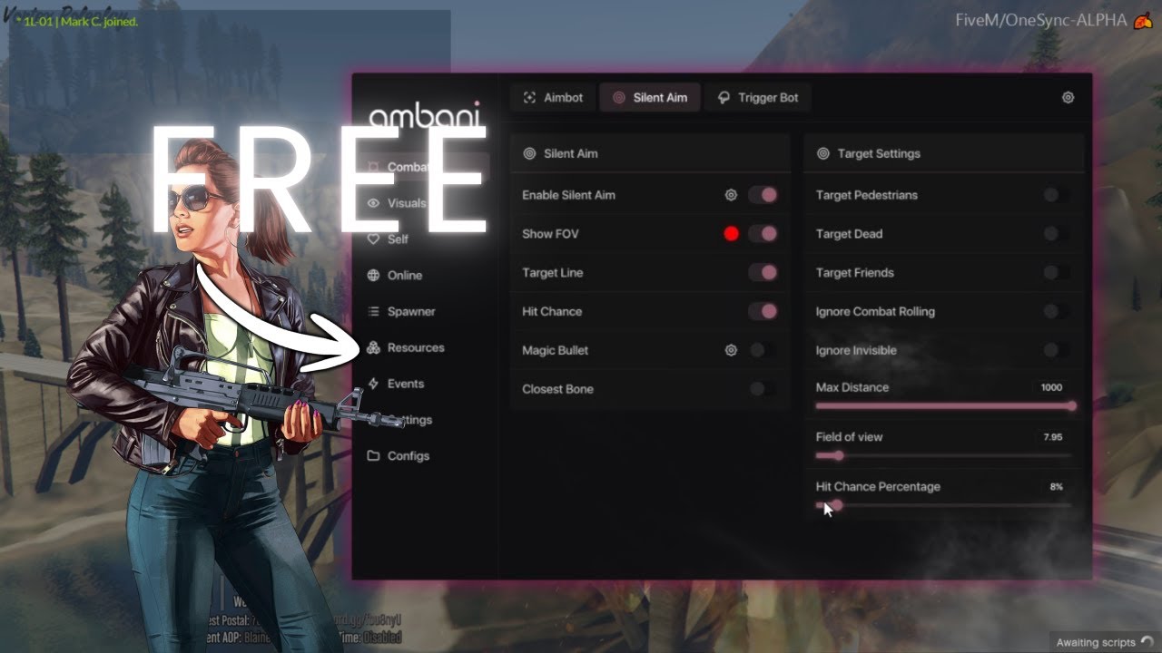 This FiveM Cheat comes with a FREE Version👀??