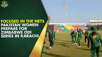 Focused in the Nets 🎯🏏 | Pakistan Women Prepare for Zimbabwe ODI Series in Karachi | PCB | MA2K