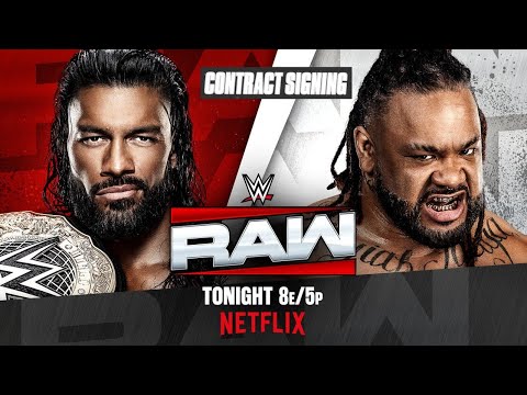 Jacob Fatu vs Roman Reigns WWE the OTC & Jacob Fatu sign the contract of backlash 2026
