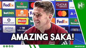 AMAZING playing with Saka! | Viktor Gyokeres | Arsenal v Atletico Madrid