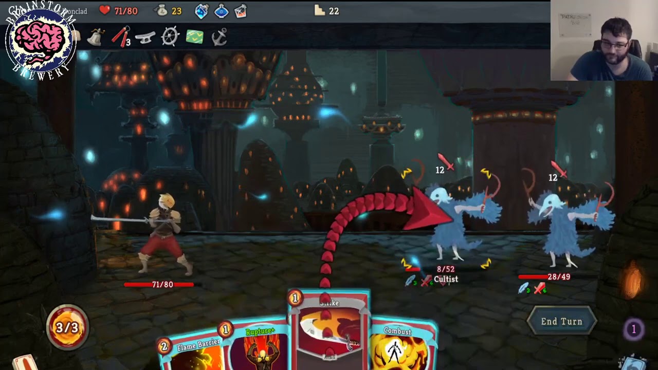 Corbin Learns the Spire Part 2 | Slay the Spire | Hangover Hangouts Highlights | Brainstorm Brewery background