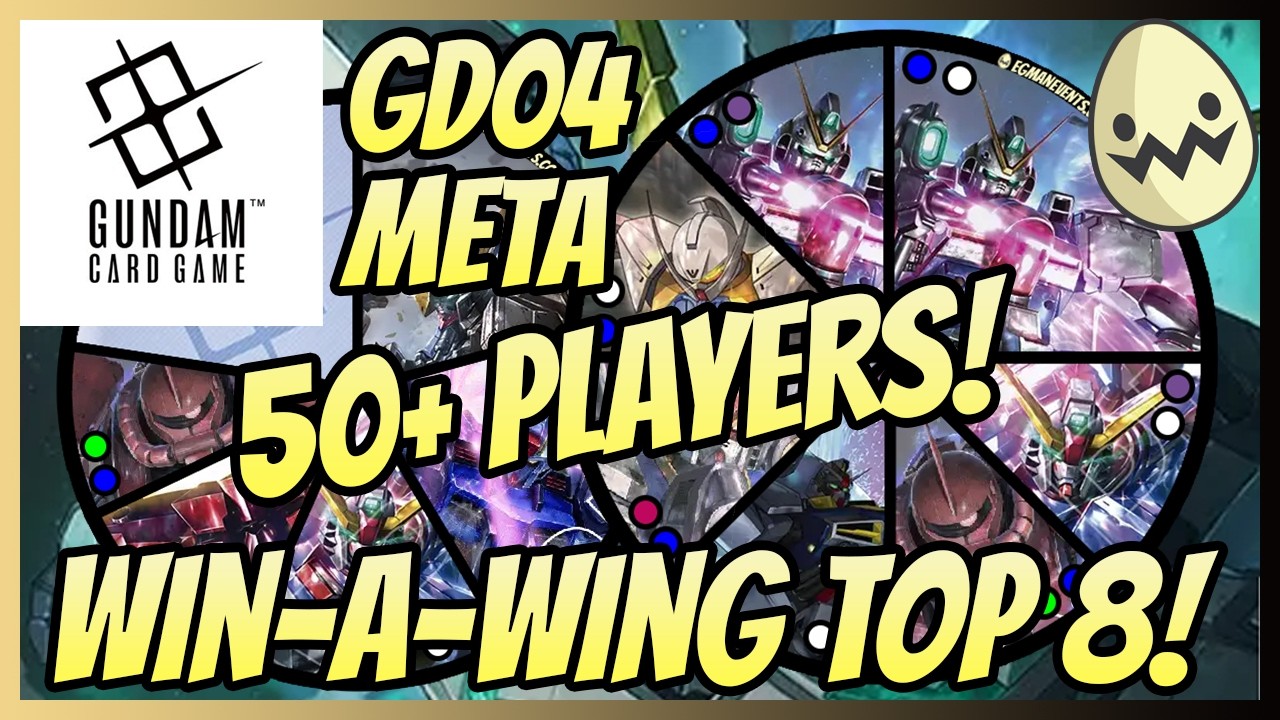 Gundam Card Game: GD04 Meta Win-A-Wing Tournament! Top 8 Deck Lists!